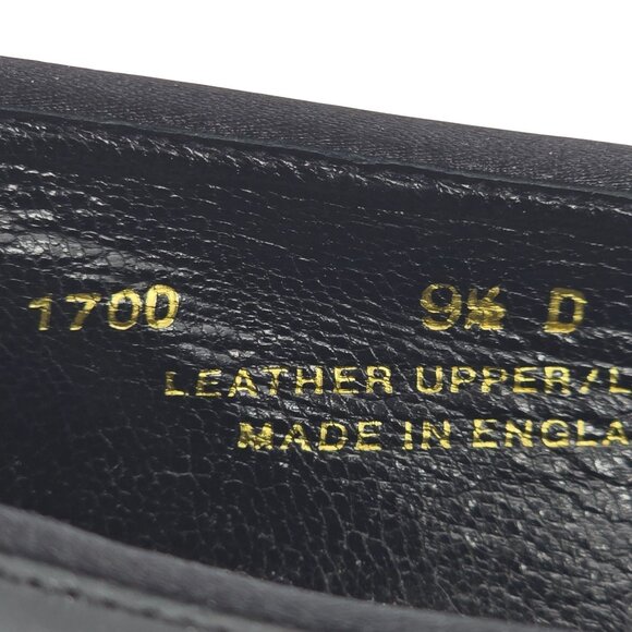 Brooks Brothers England Black Patent Leather Tuxedo Opera Shoes 9.5 Wedding Prom - Picture 9 of 13